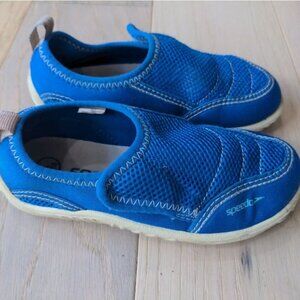 SPEEDO Blue Water Shoes Toddler Boys Kids Blue Swim Pool Ocean Size 9 - 10